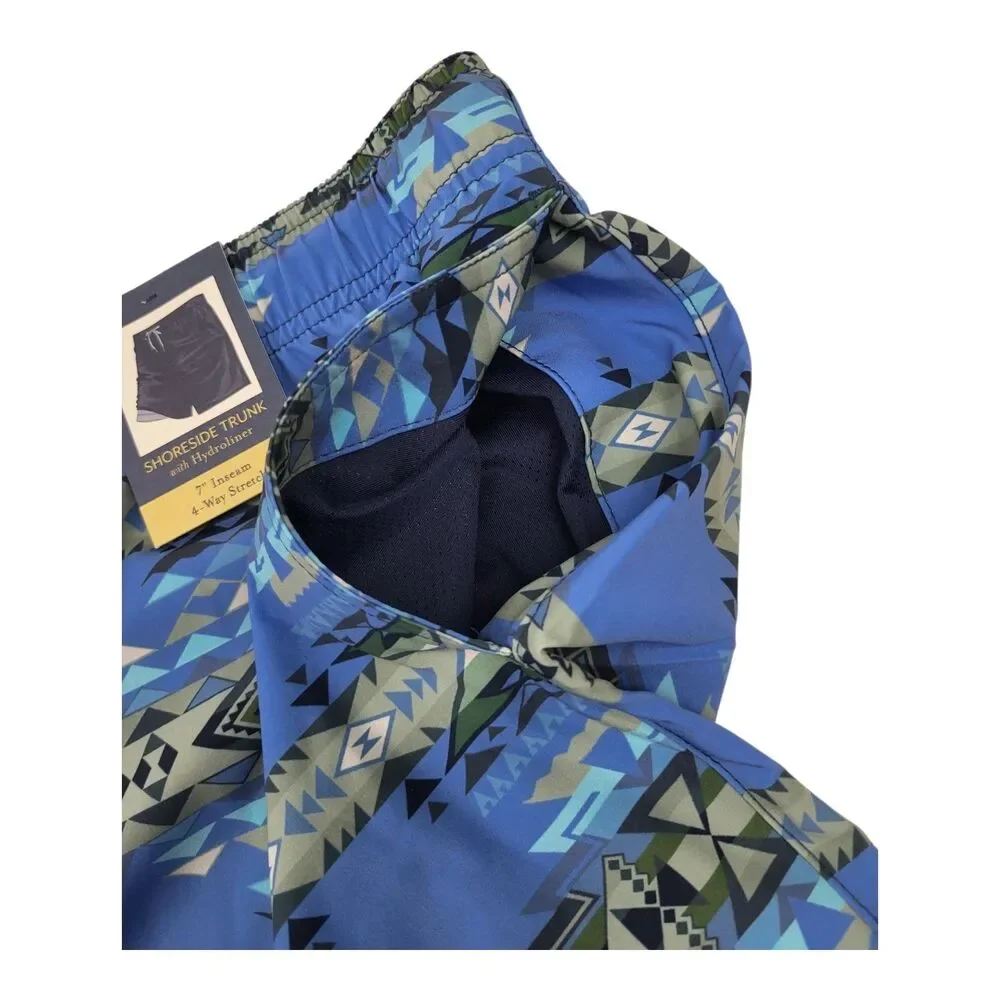 Pendleton Mens Blue Aztec Print 7